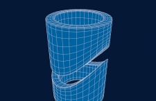 Corte en tuboDescargar c4d