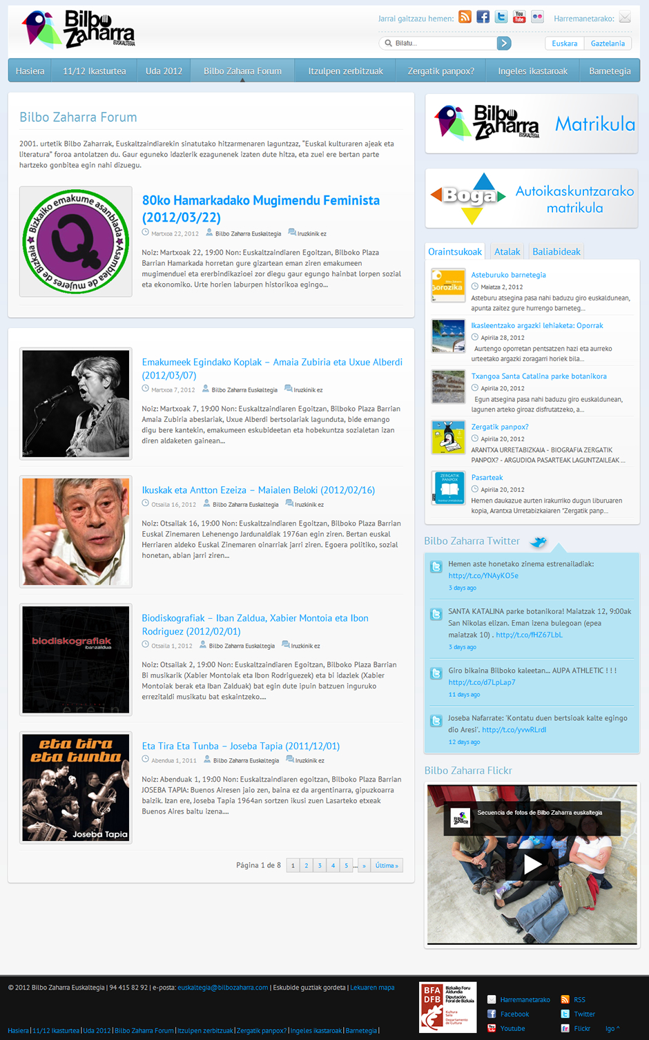 Bilbo Zaharra Forum