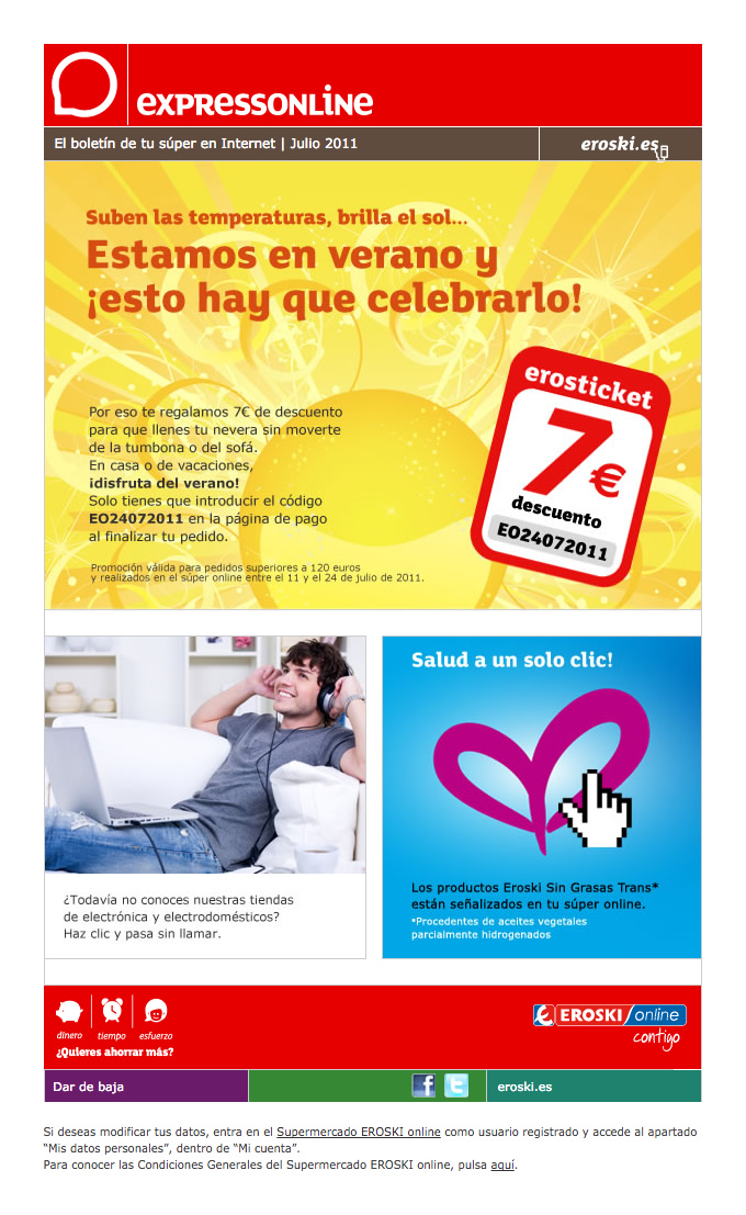 Eroski. Emailings 1