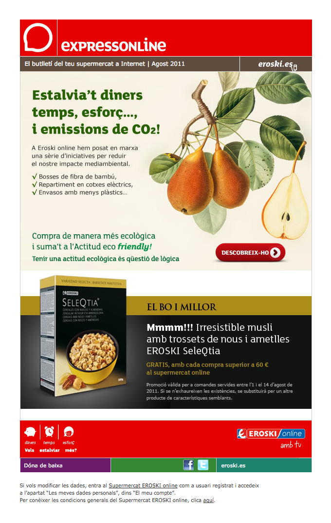 Eroski. Emailings 2
