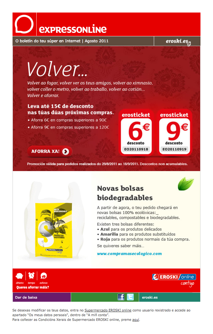 Eroski. Emailings 3