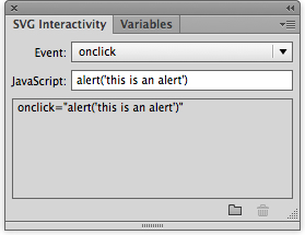 Illustrator SVG Interactivity